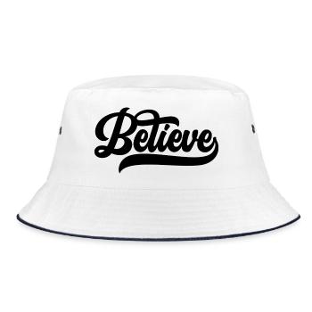 Belief - Bucket Hat - white/navy - Front