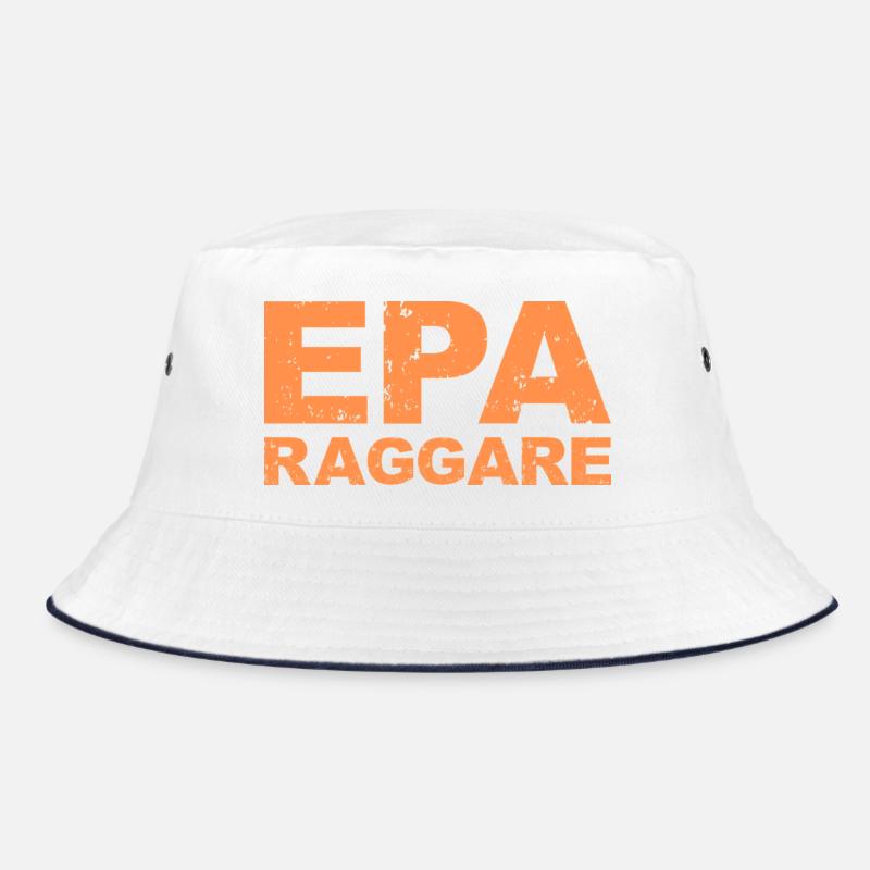 Epa Raggare - Bucket Hat - Weiß/Navy