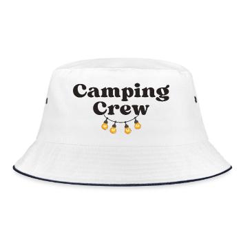 Camping Crew - Bucket Hat - white/navy - Front