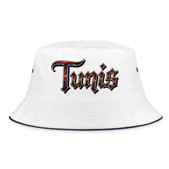 Tunis - Bucket Hat - white/navy - Front