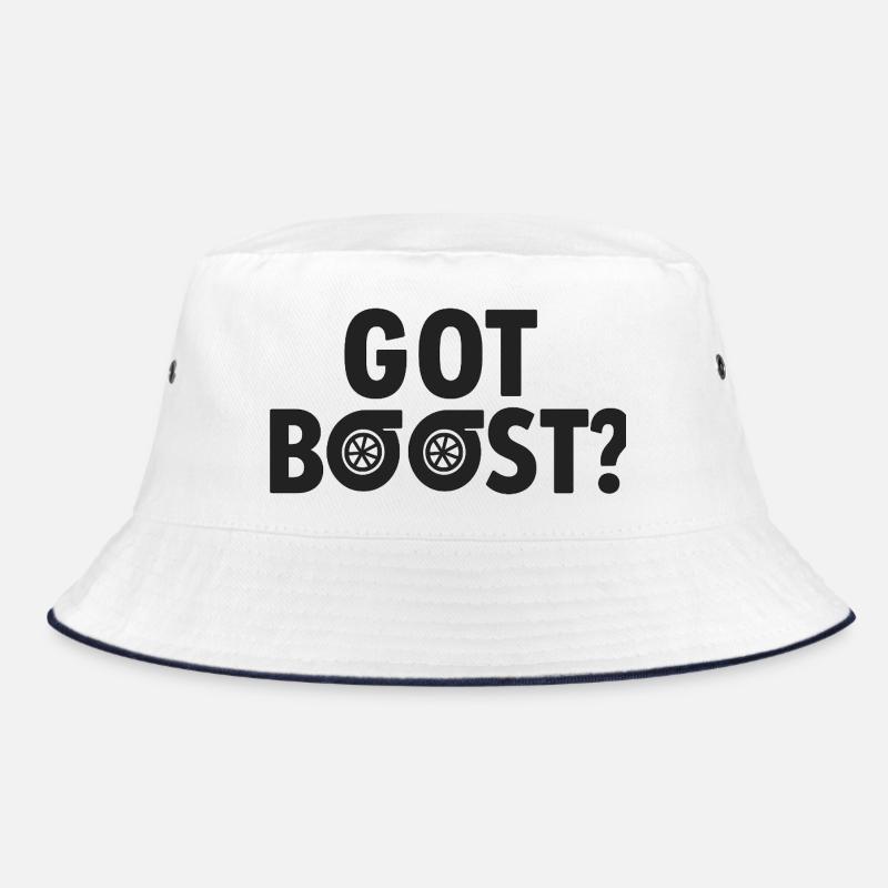 Got Boost Turbo - Bucket Hat - Weiß/Navy