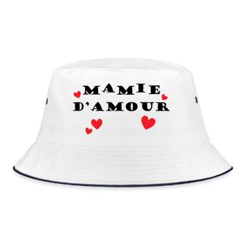 Mamie d'Amour - Bob - blanc/marine - Devant