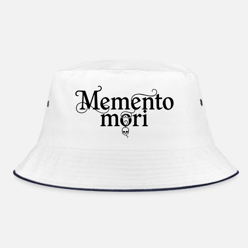 Memento Mori - Philosophie de la sagesse stoïcienne - Bob - blanc/marine