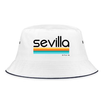 Sevilla - Spain - Spain - España - Bucket Hat - white/navy - Front