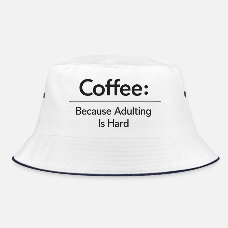 Coffee because murder is wrong Bucket Hat