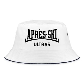 Après-Ski Ultras (Après Ski / Concave / Black) - Bucket Hat - white/navy - Front