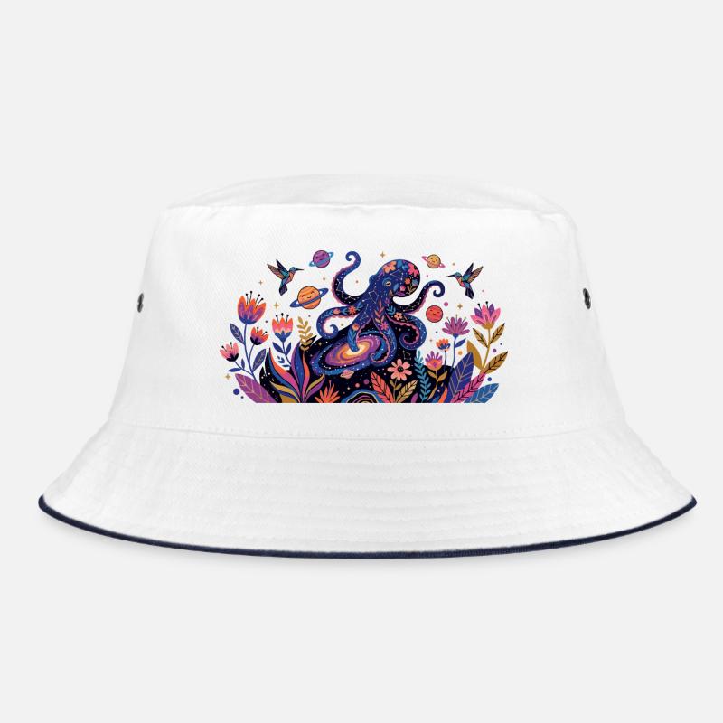 Psychedelic Kraken Bülten Nature Animaux Pattern Bob