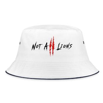 Not All Lions... - Bucket Hat - white/navy - Front