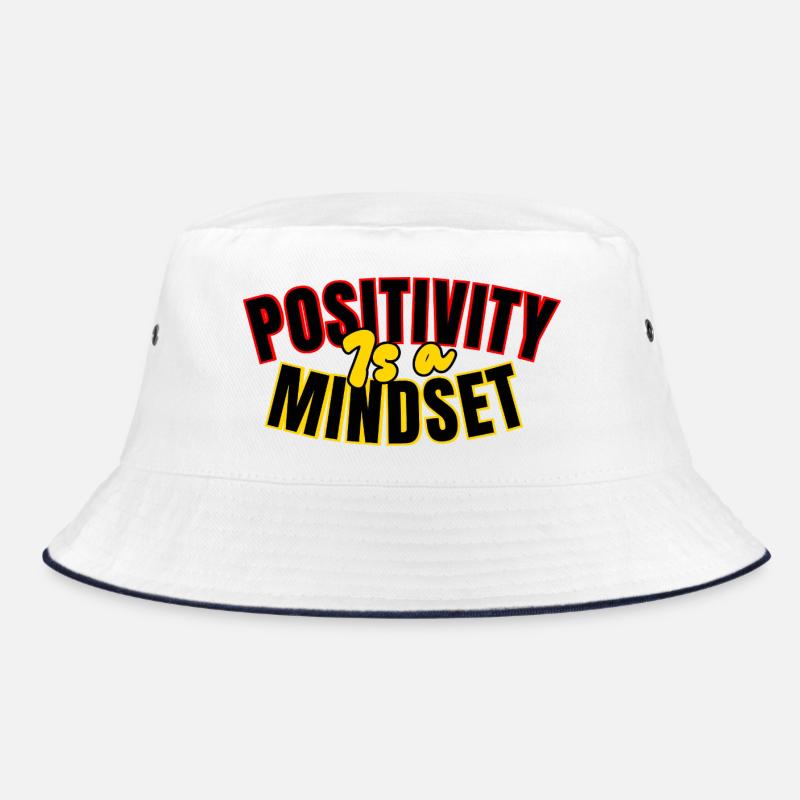 Positivité: mindset - Bob - blanc/marine