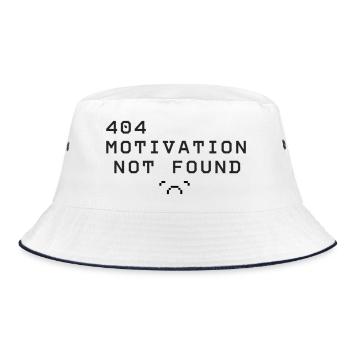 404 Motivation introuvable - Bob - blanc/marine - Devant