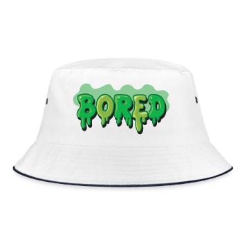 Police de Graffiti Bored Slime - Bob - blanc/marine - Devant