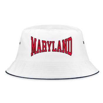 Maryland - Bucket Hat - white/navy - Front