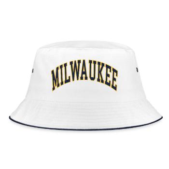 Milwaukee - Bucket Hat - white/navy - Front