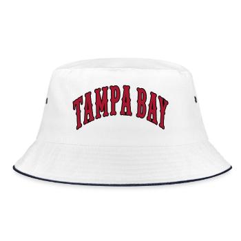 Tampa Bay - Bucket Hat - white/navy - Front