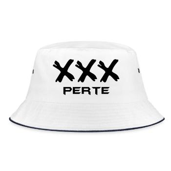 XXX - perte - Bob - blanc/marine - Devant