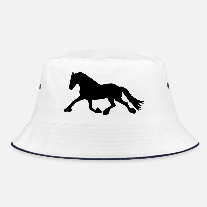 Ein laufendes Pferd Bucket Hat