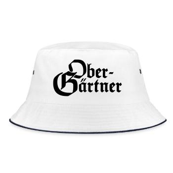 Obergärtner Frkt - Bucket Hat - Weiß/Navy - Vorne
