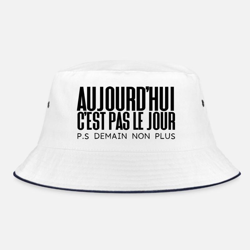 Aujourd'hui c'est pas le Jour /P.S Demain non plus - Bob - blanc/marine