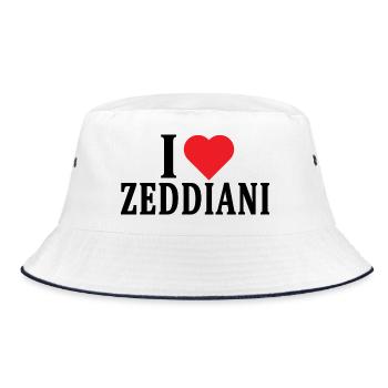 t-shirt Io amo Zeddiani t-shirt Sardegna - Bob - blanc/marine - Devant