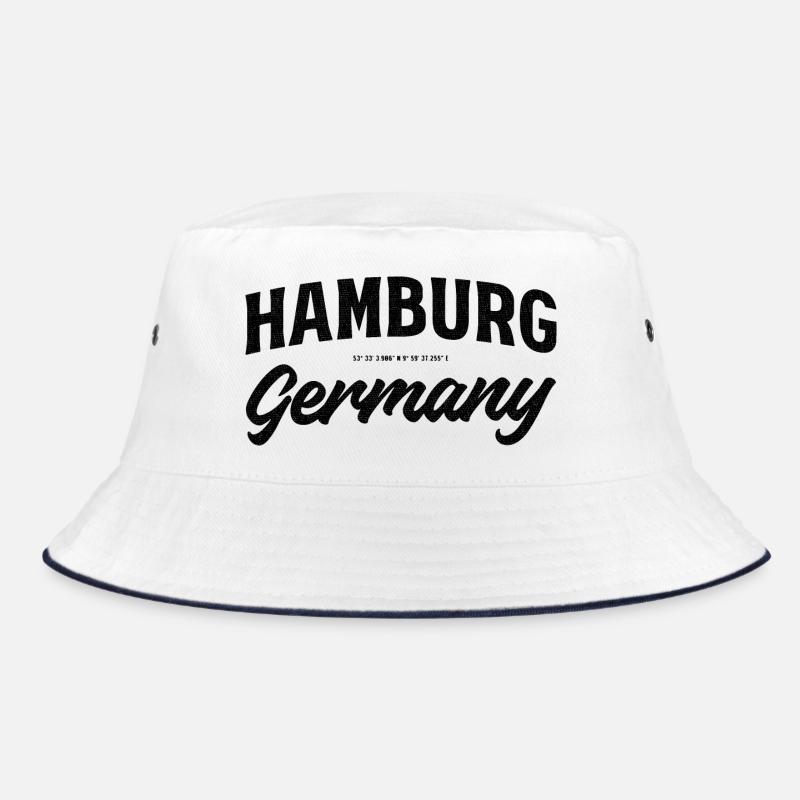 Hamburg Germany – Coordinates Design Bucket Hat