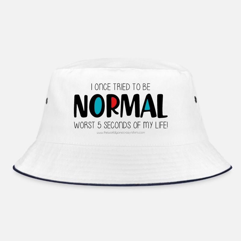 I once tried to be normal Bucket Hat