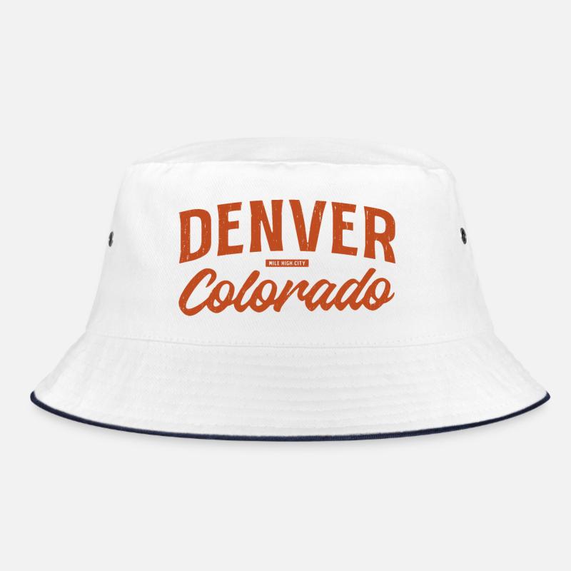 Denver Colorado Retro Script Logo Bucket Hat