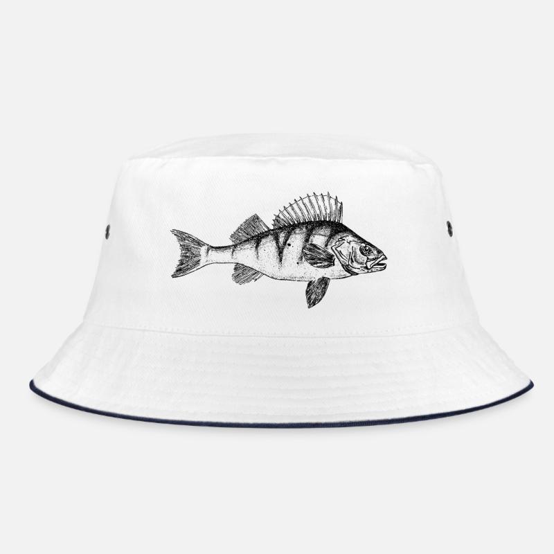 Barsch Perch Motiv Bucket Hat