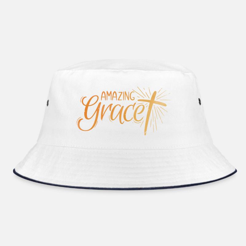 Amazing Grace Lettering Bucket Hat