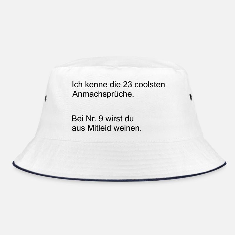 Die coolsten Anmachsprueche Bucket Hat