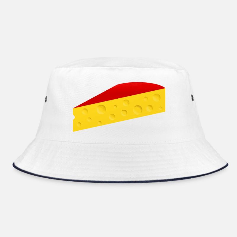 Käseecke mit roter Rinde Bucket Hat