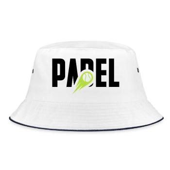 Padel - Bucket Hat - Weiß/Navy - Vorne