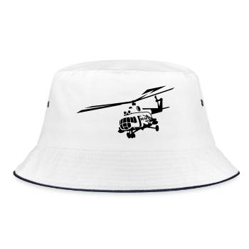 Mi-8 - Bucket Hat - white/navy - Front