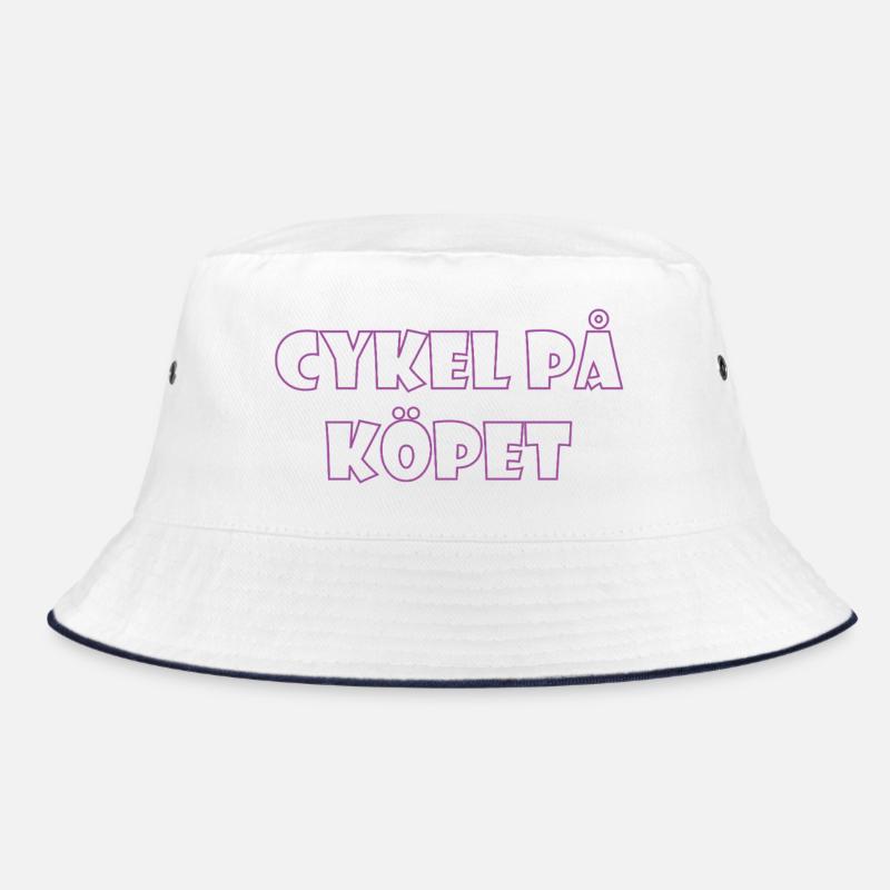Bicycle in the Bargain – Text Design Bucket Hat