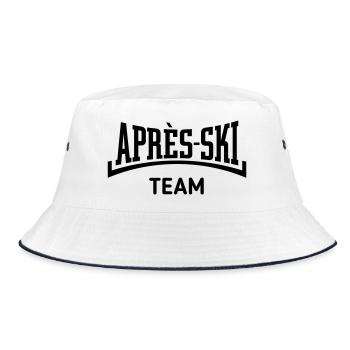 Après-Ski Team (Après Ski / Concave / Black) - Bucket Hat - white/navy - Front