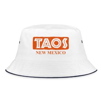 Taos - New Mexico - United States of America - Bucket Hat - white/navy - Front