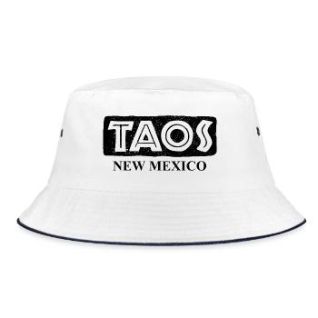 Taos - New Mexico - United States of America - Bucket Hat - white/navy - Front