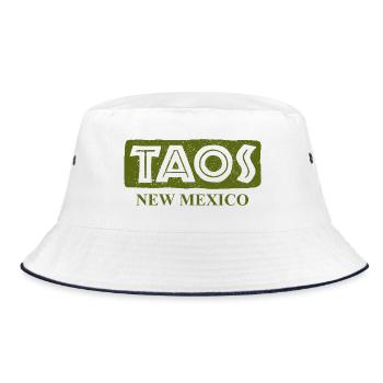 Taos - New Mexico - United States of America - Bucket Hat - white/navy - Front