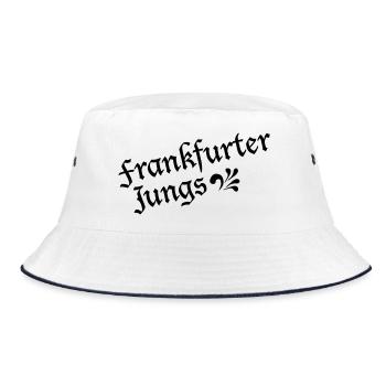 FrankfurterJungs - Pour le vrai Frankfurter #FFM - Bob - blanc/marine - Devant