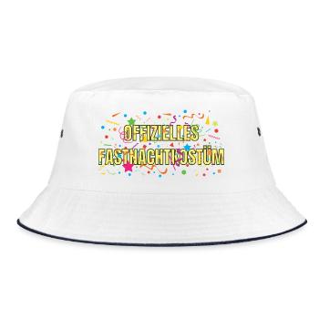 Official carnival costume - Bucket Hat - white/navy - Front