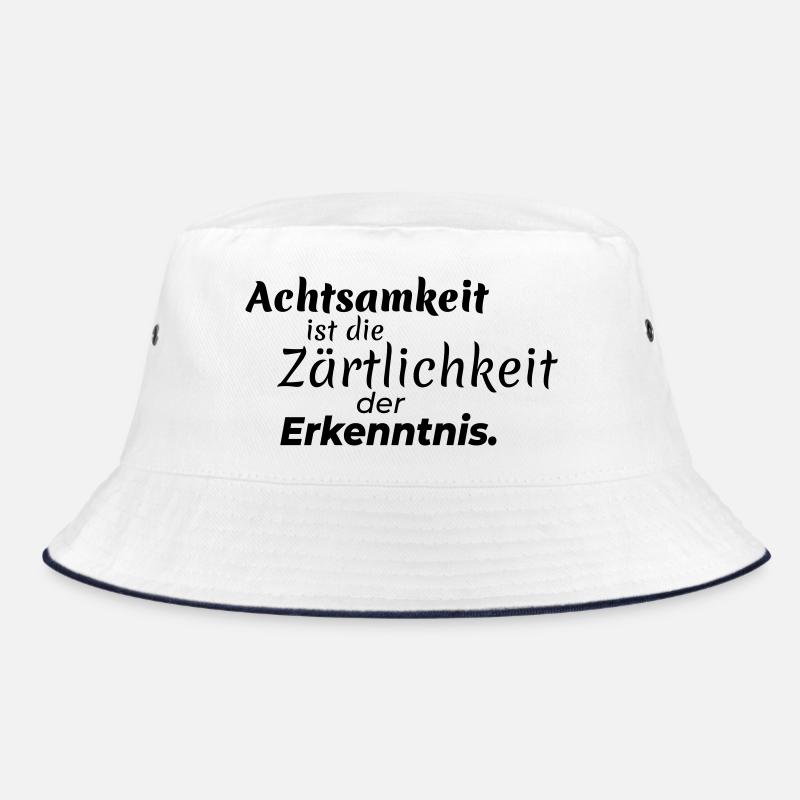 Achtsamkeit Zärtlichkeit Bucket Hat