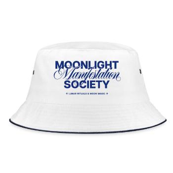 Moonlight Manifestation Society - Bucket Hat - white/navy - Front