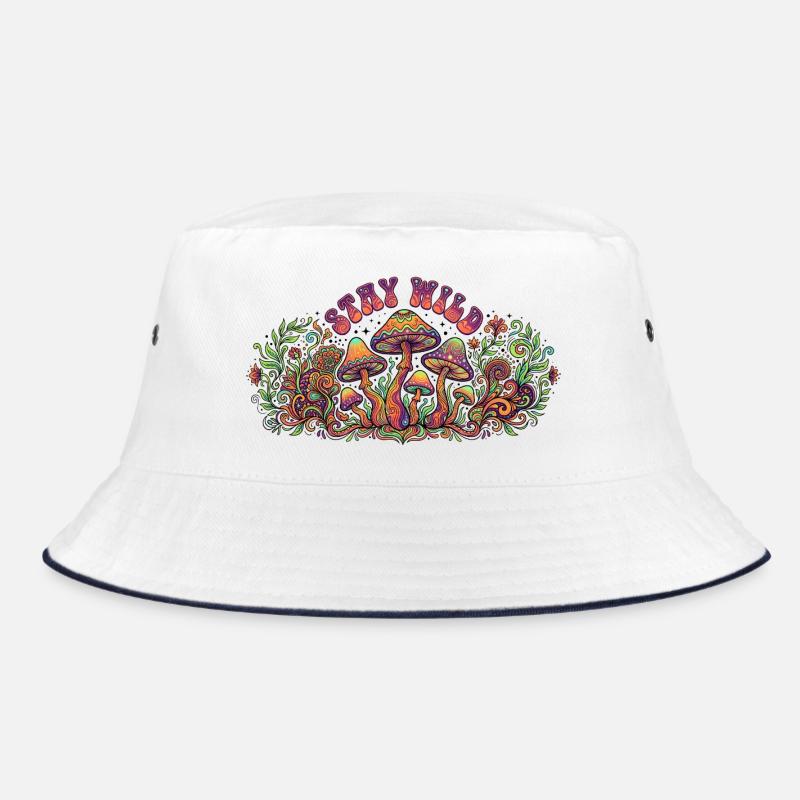 Stay Wild Mushrooms Bucket Hat