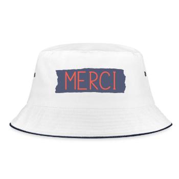 MERCI. MAÎTRESSE. MAÎTRE. MERCI MAÎTRESSE - Bob - blanc/marine - Devant