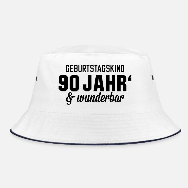 Geburtstagskind 90 wunderbar Bucket Hat