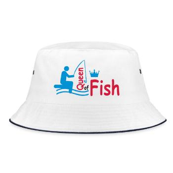 poisson - Bob - blanc/marine - Devant