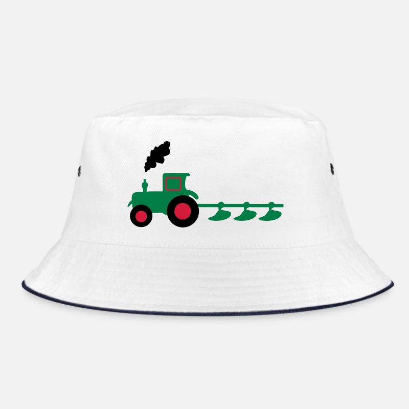 traktor trecker pflug Bucket Hat
