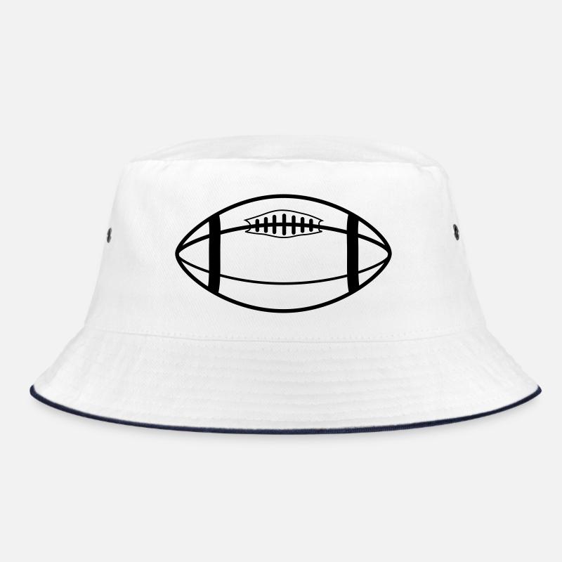rugby ball Bucket Hat