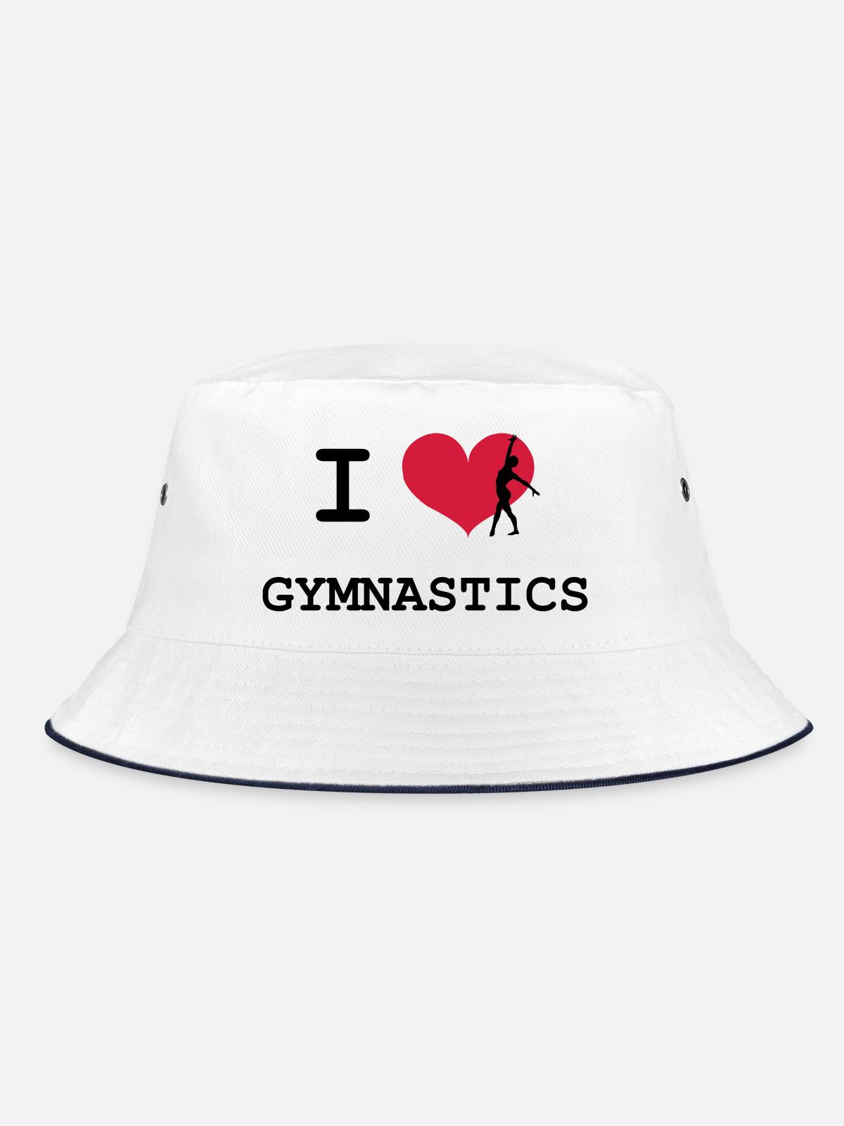 I Love Gymnastics - Bob - blanc/marine - Devant