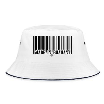 BARCODE Made in Brabant - Bob - blanc/marine - Devant