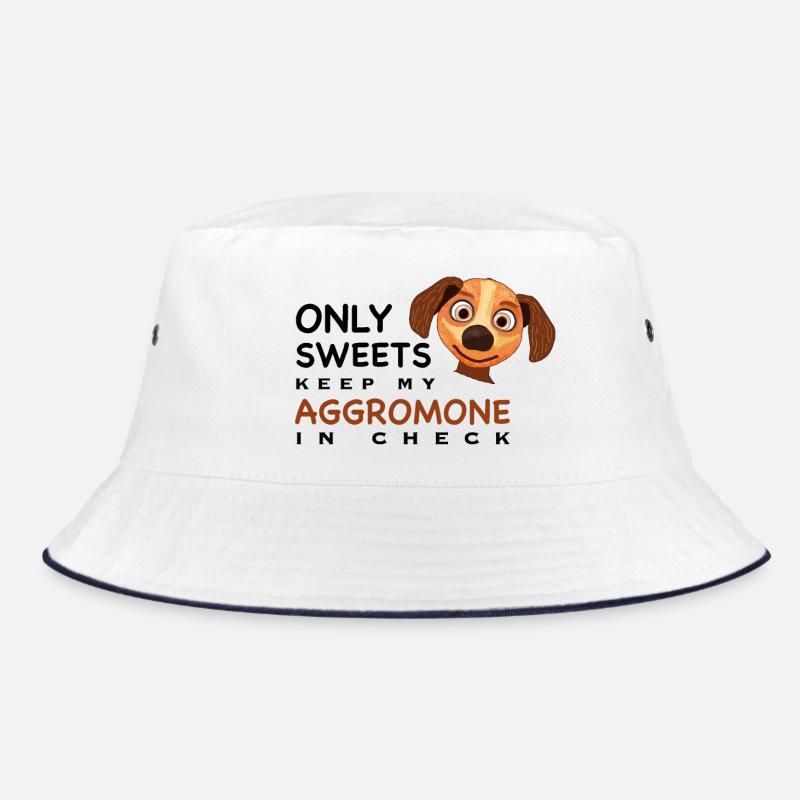 Funny, only sweets keep my aggromon at bay Bucket Hat